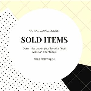 SOLD ITEMS